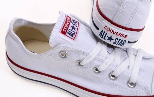 converse tela blancas