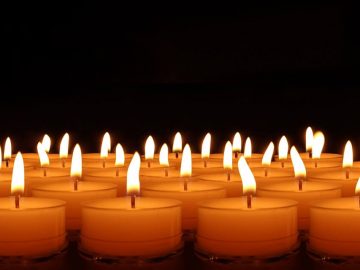 velas cera derrame parafina