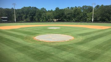 como limpiar campo de baseball